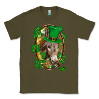 Army Green St. Patrick's day Donkey Classic Tee - CowGirlArtShop