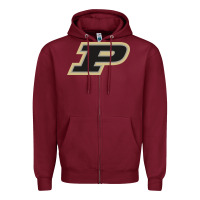 Burgundy Purdue Boilermakers, Gear Zipper Hoodie - linhVisuals