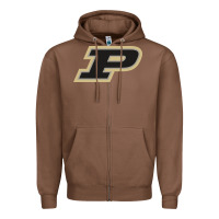 Chestnut Purdue Boilermakers, Gear Zipper Hoodie - linhVisuals