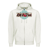 Oatmeal Heather little feat cool Zipper Hoodie - linhVisuals