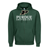 Sports Green Purdue University, Apparel Zipper Hoodie - linhVisuals