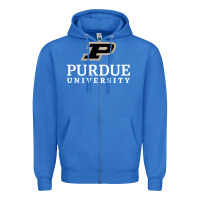 True Royal Purdue University, Apparel Zipper Hoodie - linhVisuals