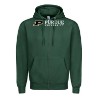 Sports Green Purdue University, Apparel Zipper Hoodie - linhVisuals