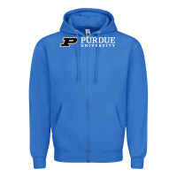 True Royal Purdue University, Apparel Zipper Hoodie - linhVisuals