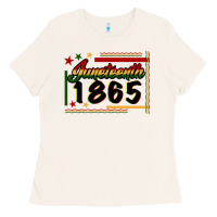 Bone Juneteenth 1865 Ladies Tee - FaDigitalArtStudio