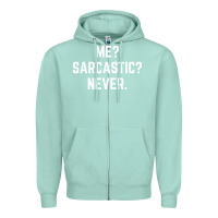 Seafoam Me? sarcastic? never - funny sayings Zipper Hoodie - linhVisuals