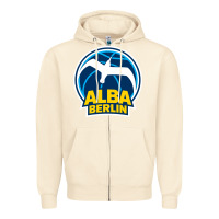 Sandshell berlin albatrosse #ffce00 alba berlin, berlin, germany,  bg charlotten Zipper Hoodie - linhVisuals