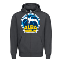 Smoke berlin albatrosse #ffce00 alba berlin, berlin, germany,  bg charlotten Zipper Hoodie - linhVisuals