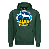 Sports Green berlin albatrosse #ffce00 alba berlin, berlin, germany,  bg charlotten Zipper Hoodie - linhVisuals