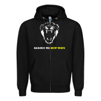 Black Against Me! Zipper Hoodie - linhVisuals