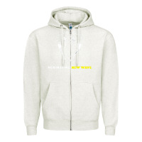 Oatmeal Heather Against Me! Zipper Hoodie - linhVisuals
