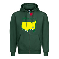 Sports Green masters 2022 Zipper Hoodie - linhVisuals