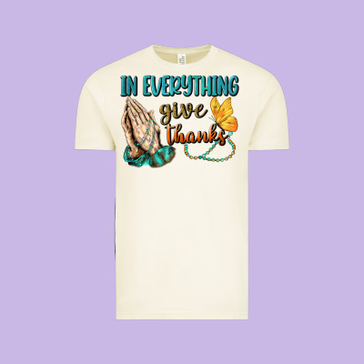 İn Everything Give Thanks Vintage Tee Designed By Bundleandbundleshop
