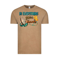 Vintage Coffee İn Everything Give Thanks Vintage Tee - BundleAndBundleShop