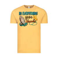 Vintage Mustard İn Everything Give Thanks Vintage Tee - BundleAndBundleShop