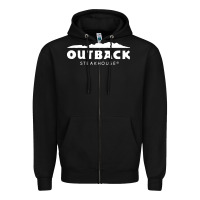 Black Outback Steakhouse Zipper Hoodie - linhVisuals