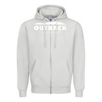 Dove Grey Outback Steakhouse Zipper Hoodie - linhVisuals