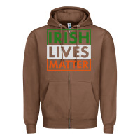 Chestnut irish lives matter Zipper Hoodie - linhVisuals