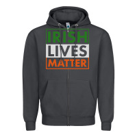 Smoke irish lives matter Zipper Hoodie - linhVisuals