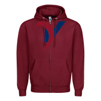 Burgundy Ventrac Zipper Hoodie - linhVisuals