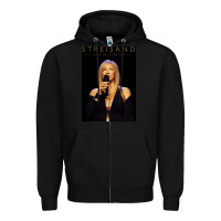 Black #barbra streisand live in concert tour 2022 Zipper Hoodie - linhVisuals