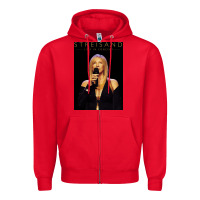 Red #barbra streisand live in concert tour 2022 Zipper Hoodie - linhVisuals