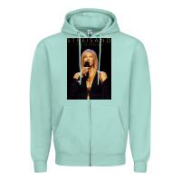 Seafoam #barbra streisand live in concert tour 2022 Zipper Hoodie - linhVisuals
