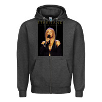 Charcoal Heather #barbra streisand live in concert tour 2022 Zipper Hoodie - linhVisuals