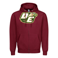 Burgundy desoto high school, desoto Zipper Hoodie - linhVisuals