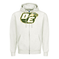 Oatmeal Heather desoto high school, desoto Zipper Hoodie - linhVisuals