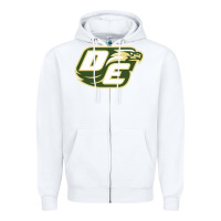 White desoto high school, desoto Zipper Hoodie - linhVisuals