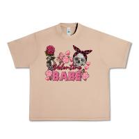 Burro Valentine Babe Valentine's Day Skull Urban Heavy Tee - FaDigitalArtStudio