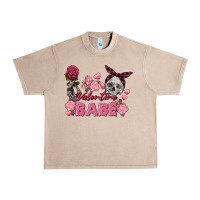French Oak Valentine Babe Valentine's Day Skull Urban Heavy Tee - FaDigitalArtStudio