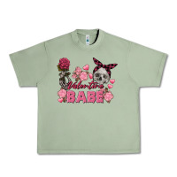 Oil Green Valentine Babe Valentine's Day Skull Urban Heavy Tee - FaDigitalArtStudio