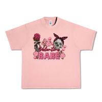 Salmon Valentine Babe Valentine's Day Skull Urban Heavy Tee - FaDigitalArtStudio