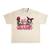 Sandshell Valentine Babe Valentine's Day Skull Urban Heavy Tee - FaDigitalArtStudio