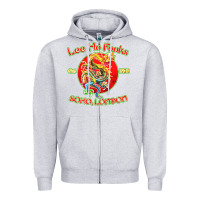 Heather Grey lee ho fooks restaurant china Zipper Hoodie - linhVisuals
