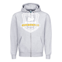 Heather Grey Extortion 17 seals team six Zipper Hoodie - linhVisuals