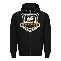 Black Extortion 17 seals team six Zipper Hoodie - linhVisuals