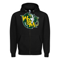 Black william & mary tribe Zipper Hoodie - linhVisuals