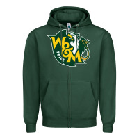 Sports Green william & mary tribe Zipper Hoodie - linhVisuals