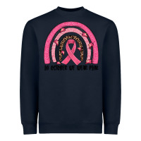 Navy in october we wear pink rainbow Heavyweight Sweatshirt - JahusDesignShop