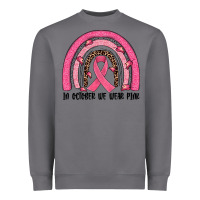 Storm in october we wear pink rainbow Heavyweight Sweatshirt - JahusDesignShop