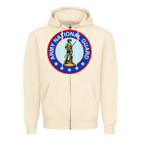 Sandshell army national guard Zipper Hoodie - linhVisuals