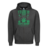 Charcoal Heather tegridy farms Zipper Hoodie - linhVisuals