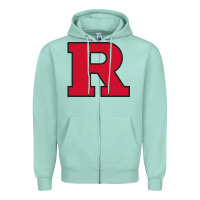 Seafoam Rutgers Scarlet Knights, merch Zipper Hoodie - linhVisuals