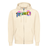 Sandshell trasher Zipper Hoodie - linhVisuals