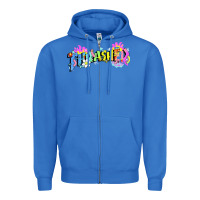 True Royal trasher Zipper Hoodie - linhVisuals