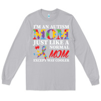 Moon Dust LIL Autism Mom Long Sleeve Tee - CowhideDigitalArt