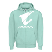 Seafoam papan ibu gigabyte aorus yang lagi baru Zipper Hoodie - linhVisuals